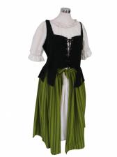 Ladies Medieval Wench Tudor Costume Size 14 - 20 Image